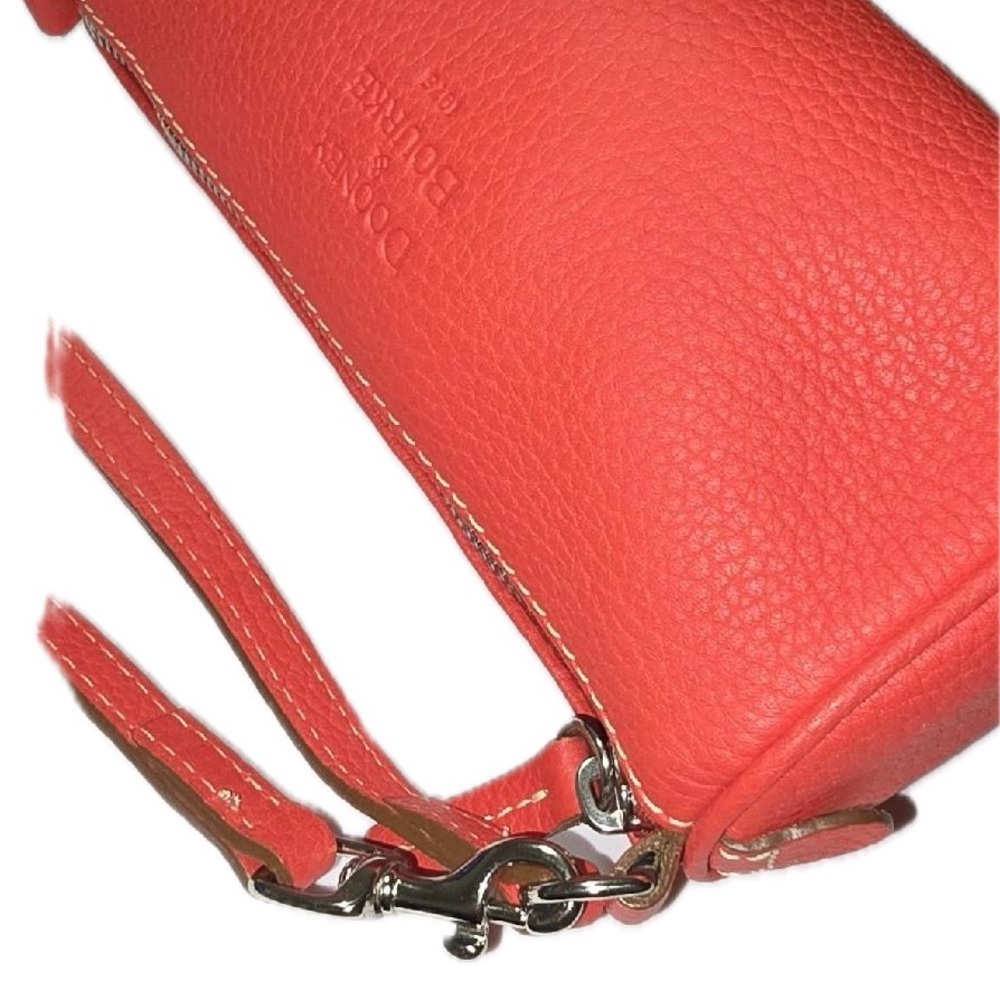 Dooney & Bourke Red Clutch Wristlet Leather - Picture 7 of 15